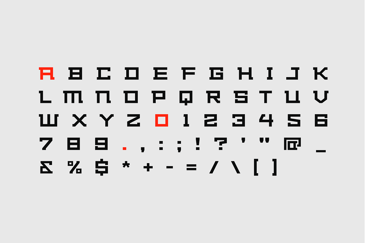 Pexan-Blocky Minimalist Font, a Slab Serif Font by Ebad Designs (Photo 2 of 7)