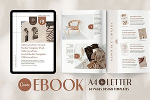 eBook PDF Templates Canva Shadow