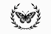 Nature Butterfly Vector Bundle, an Illustration by yasushie (Thumbnail 5 of 9)