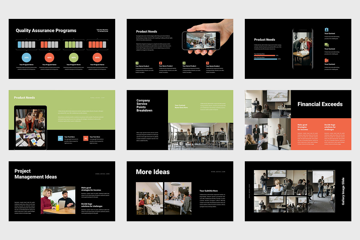 Dena Project Management GoogleSlides, a Presentation Template by Punkl Camp (Photo 9 of 9)