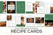 Green Recipe Pages Canva Template, a Poster Template by Digital By Nikoleta (Thumbnail 6 of 9)