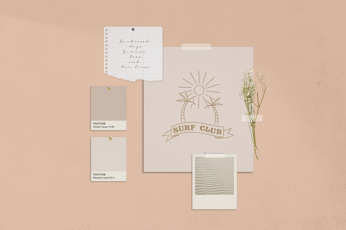 Retro logo elements & templates, a Branding & Logo Template by Michèle Kae (Photo 10 of 10)