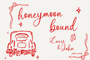 Bonjour Amour — A Whimsical Font, a Handwritten Font by Prestige Artsy Studio (Thumbnail 7 of 8)