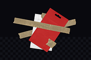 Tape Strips PNG Pack, an Object Graphic by BORT GRAPHIC (Thumbnail 3 of 9)