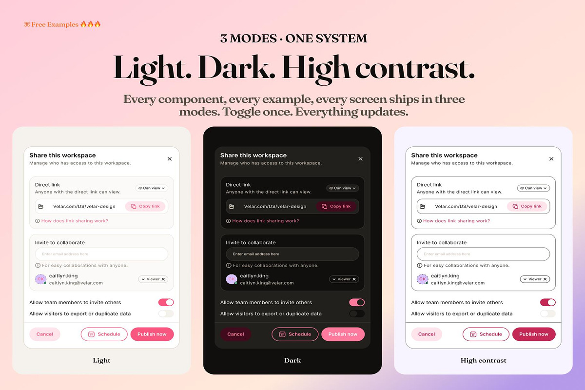 Velar Design System, an UI Kit Template by Creative Perspective (Photo 4 of 6)