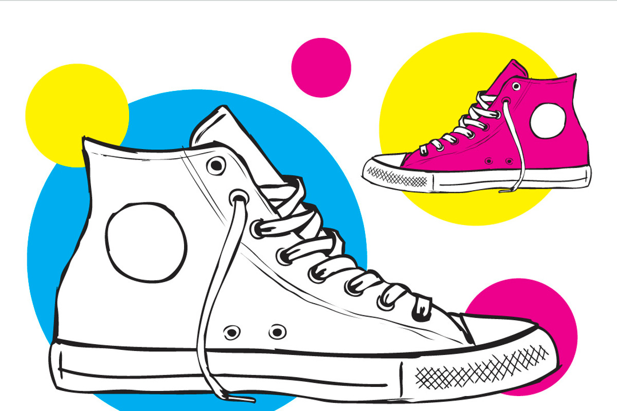 Classic Sneaker Sketched, a Graphic by Do2design