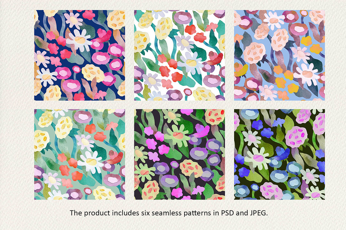 Crafty Blooms. Patterns, a Pattern Graphic by emeraldthue