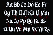 Angkara Calligraphic Gothic Font, a Blackletter Font by Art StoreID (Thumbnail 2 of 9)
