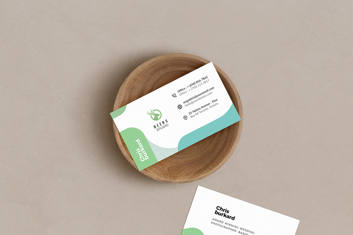 Bundle - Modern Business Cards, a Business Card Template by Crevo Studio (Photo 6 of 8)