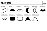 Procreate Shape Brush Pack 02, a Brush Add-On by Quiver Supply Co. (Thumbnail 6 of 6)