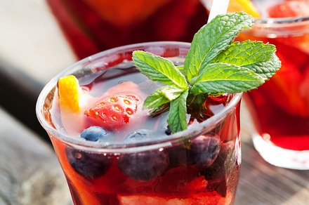Sangria stock photo containing blue and bright, a Food & Drink Photo by N-foto