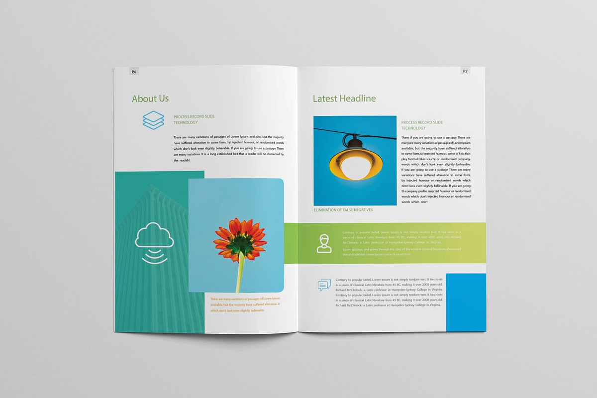 Company Profile Template WORD & INDD, a Brochure Template by Taiffco (Photo 5 of 8)