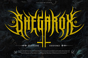 Megaroom typeface, a Blackletter Font by alit design (Thumbnail 17 of 20)