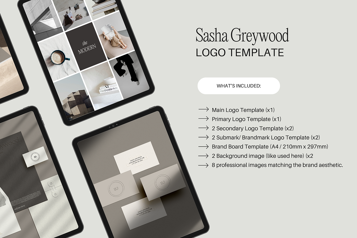 Modern Canva Logo Template, a Branding & Logo Template by Studio Witzenhausen (Photo 4 of 9)