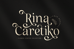 Mikela - Curvy Font