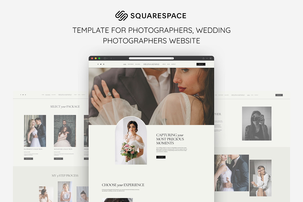 PLR Wedding Squarespace 7.1 Template
