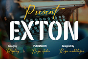 Exton, a Symbol Font by Reza Studio (Thumbnail 1 of 10)