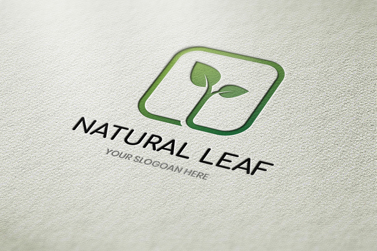 Natural Leaf Logo Template, a Branding & Logo Template by BdThemes (Photo 3 of 3)