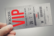 Stylish VIP PASS template, a Card Template by Tzochko (Thumbnail 4 of 5)