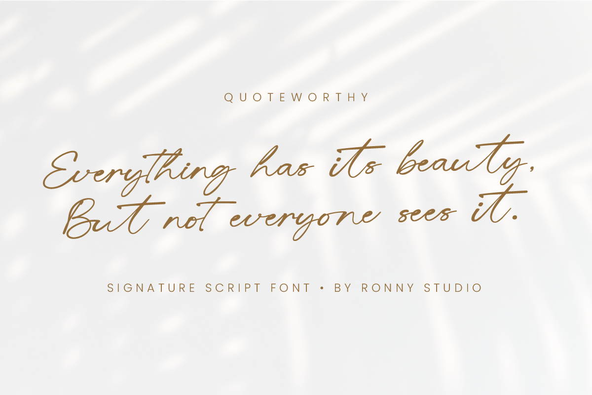 Heligthon Luxury Signature Script, a Script Font by Ronny Studio (Photo 6 of 9)