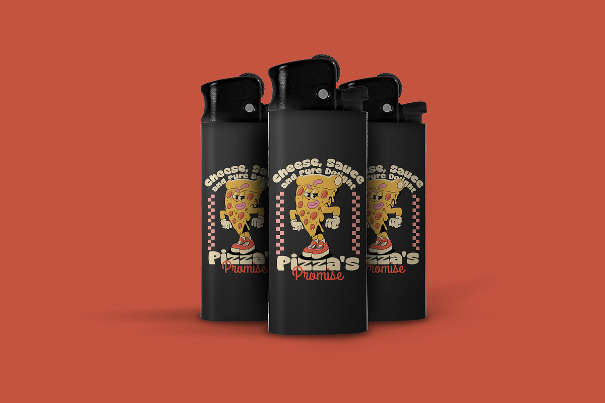 Retro Foods Characters Mascot Design, a Food Illustration by GRVS Studio (Photo 4 of 6)