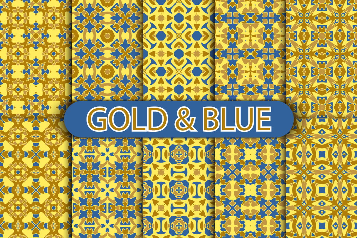 40 royal seamless patterns, a Pattern Graphic by Guten Tag Vector
