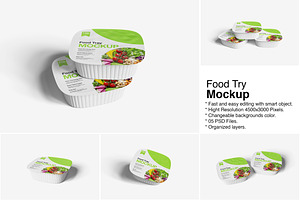 Food Tray Mockup, a Packaging Mockup by Indah