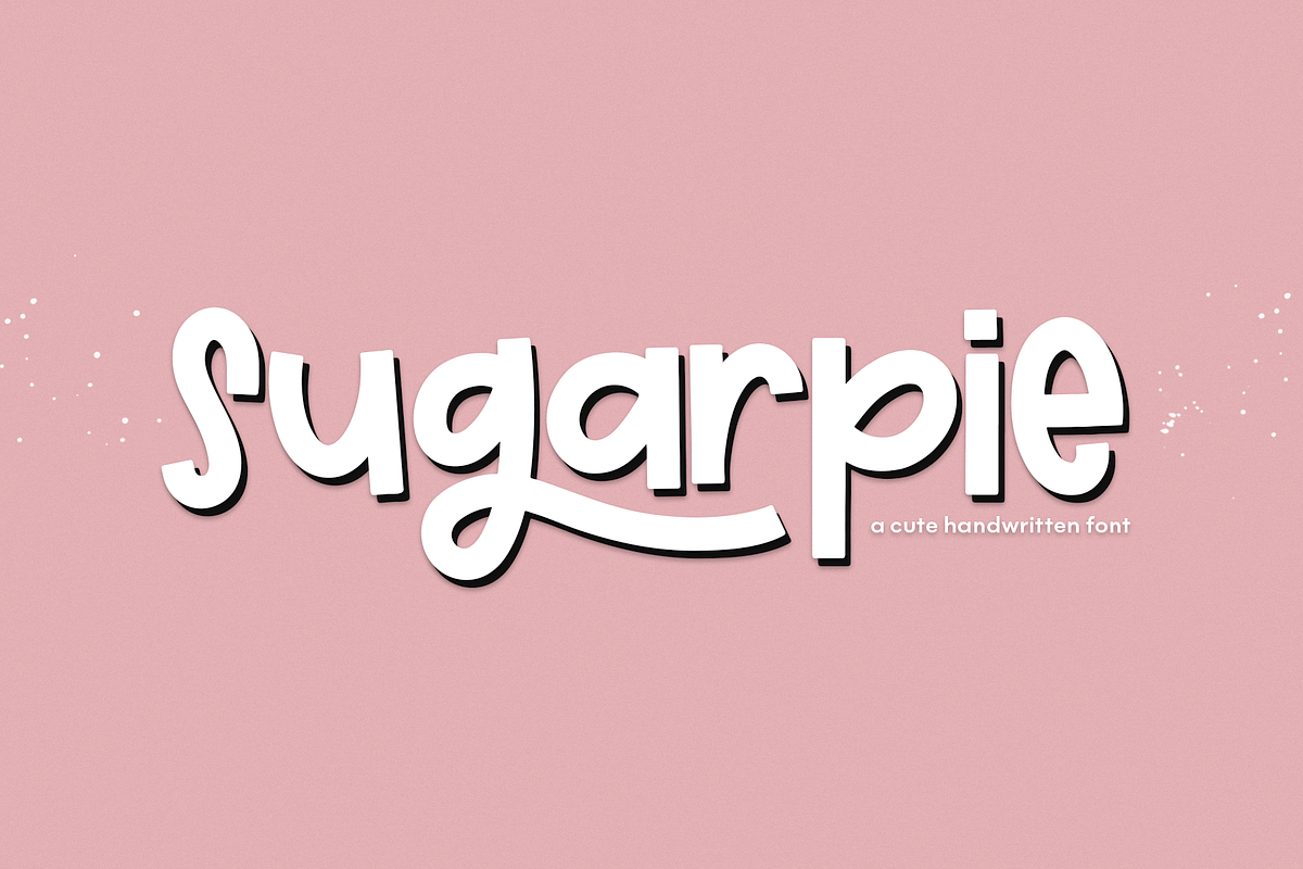 Sugarpie | Cute & Chunky Font