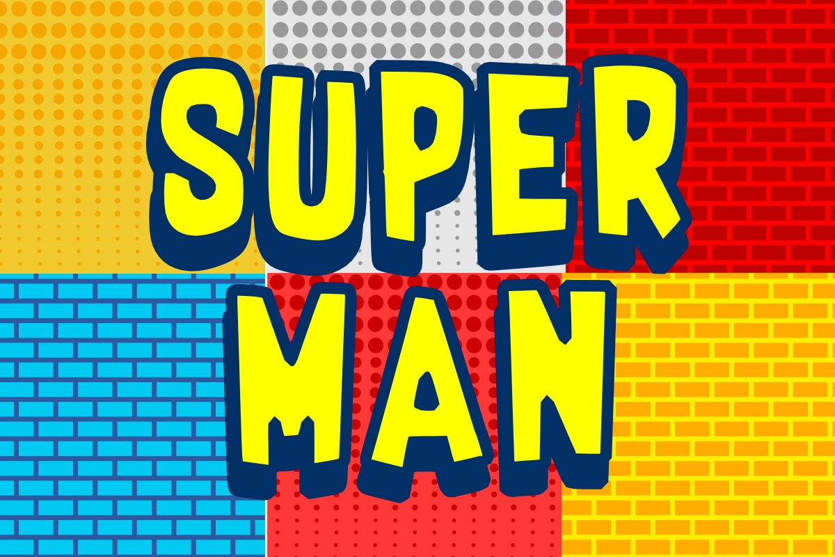 Comic Heroes Font, a Font by Fourteen Letter (Photo 6 of 7)