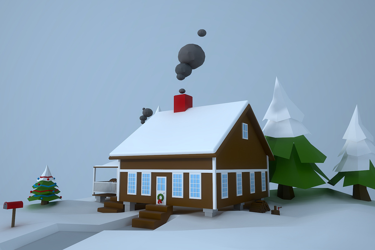 Low Poly House, an Architecture 3D Model by Midgardians (Photo 2 of 14)