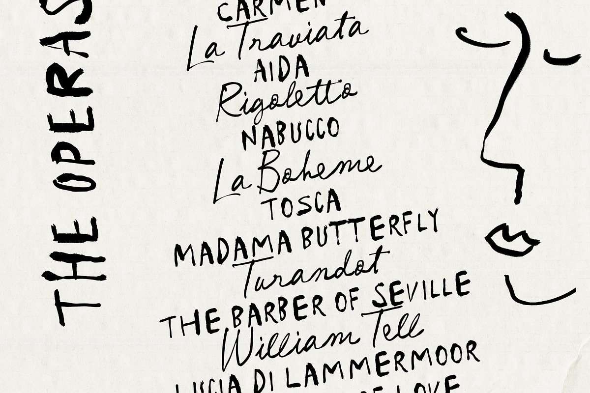 Picasso's Paintbrush Font Duo, a Handwritten Font by Nicky Laatz (Photo 4 of 16)