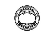 Tree of Life Circle Frame Bundle, an Illustration by Gaye Art (Thumbnail 21 of 51)