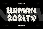Human Rarity - Cloud Bubble Typeface, a Handwritten Font by Imoodev (Thumbnail 1 of 5)