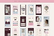 Modern Instagram Stories Posts Canva, a Social Media Template by Branding Babe Co. (Thumbnail 3 of 7)