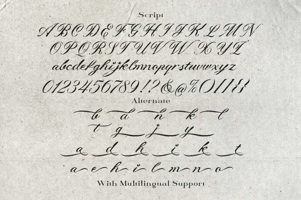 Rustic Sunday Editorial Font Trio, a Script Font by Letterhend Studio (Photo 8 of 10)
