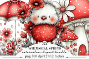 Whimsical Spring Clipart Bundle, an Illustration by Designking (Thumbnail 1 of 5)