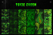 Toxic green seamless patterns pack, a Pattern Graphic by Gudiny (Thumbnail 6 of 8)