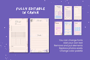 20 Multistyle Planners Templates