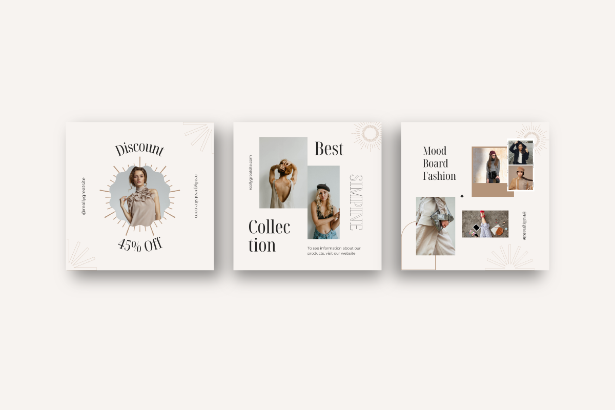 Simpine Fashion - Canva Instagram, a Social Media Template by Inkofert (Photo 5 of 11)