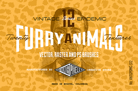 20 Furry Animal Textures - VES12