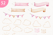 Watercolor Air Transport Clipart, a Transportation Illustration by TitaLivingArt (Thumbnail 5 of 10)