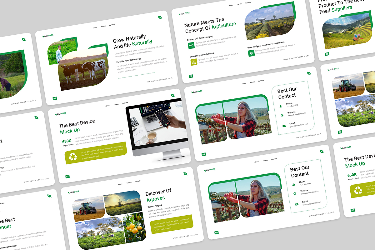 Agriculture Presentation Keynote, a Presentation Template by Annora Studio (Photo 2 of 5)