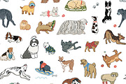 Funny Dogs, an Animal Illustration by GooseFrol (Thumbnail 6 of 14)
