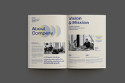 Blue Modern Corporate Brochure, a Brochure Template by Neermana (Thumbnail 6 of 11)