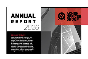 Annual Report – Professional Busines, a Presentation Template by Rumoh Grafika