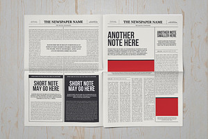 Classic A3 Newspaper Template