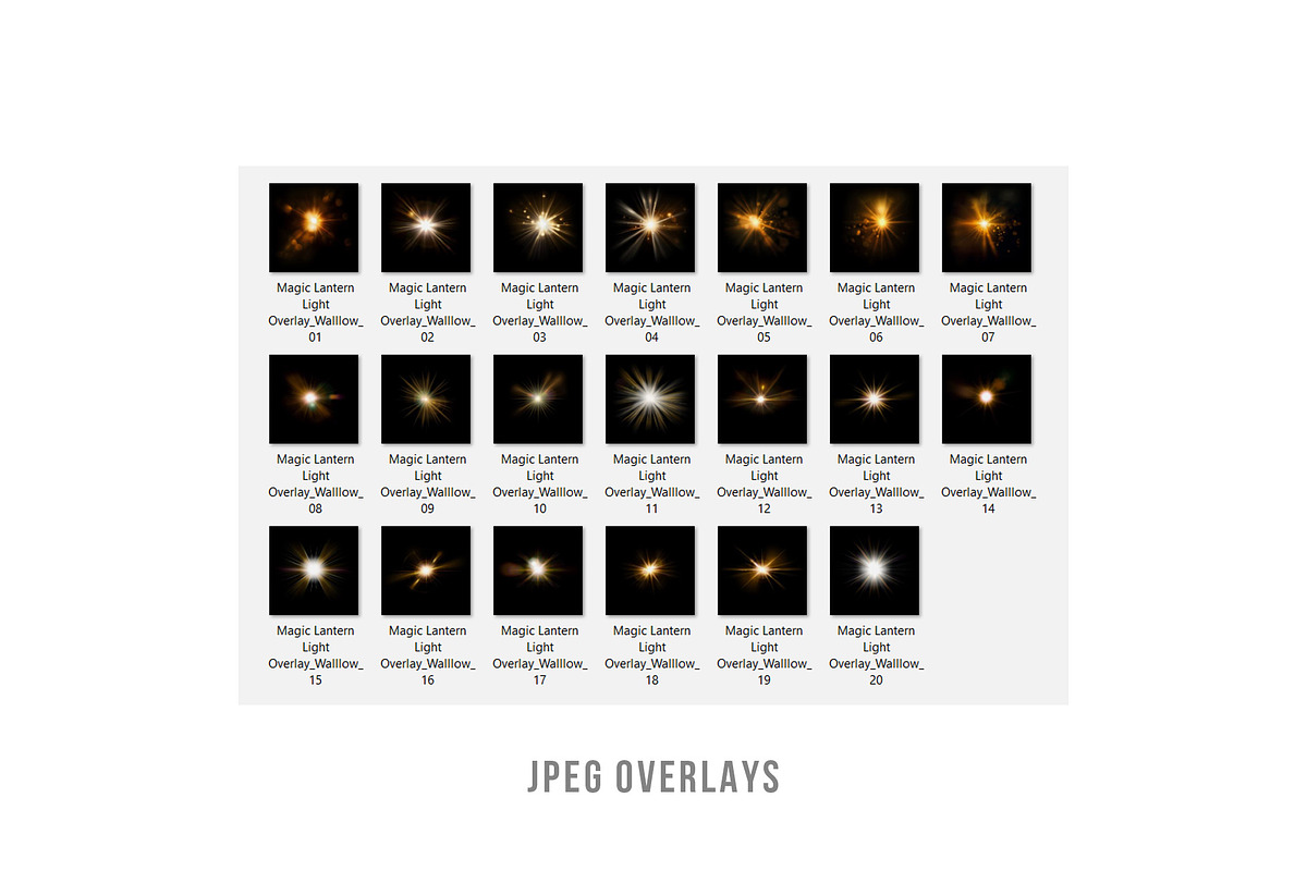 Light flares transparent PNG overlay, a Layer Style Add-On by Walllow Creatives (Photo 6 of 6)