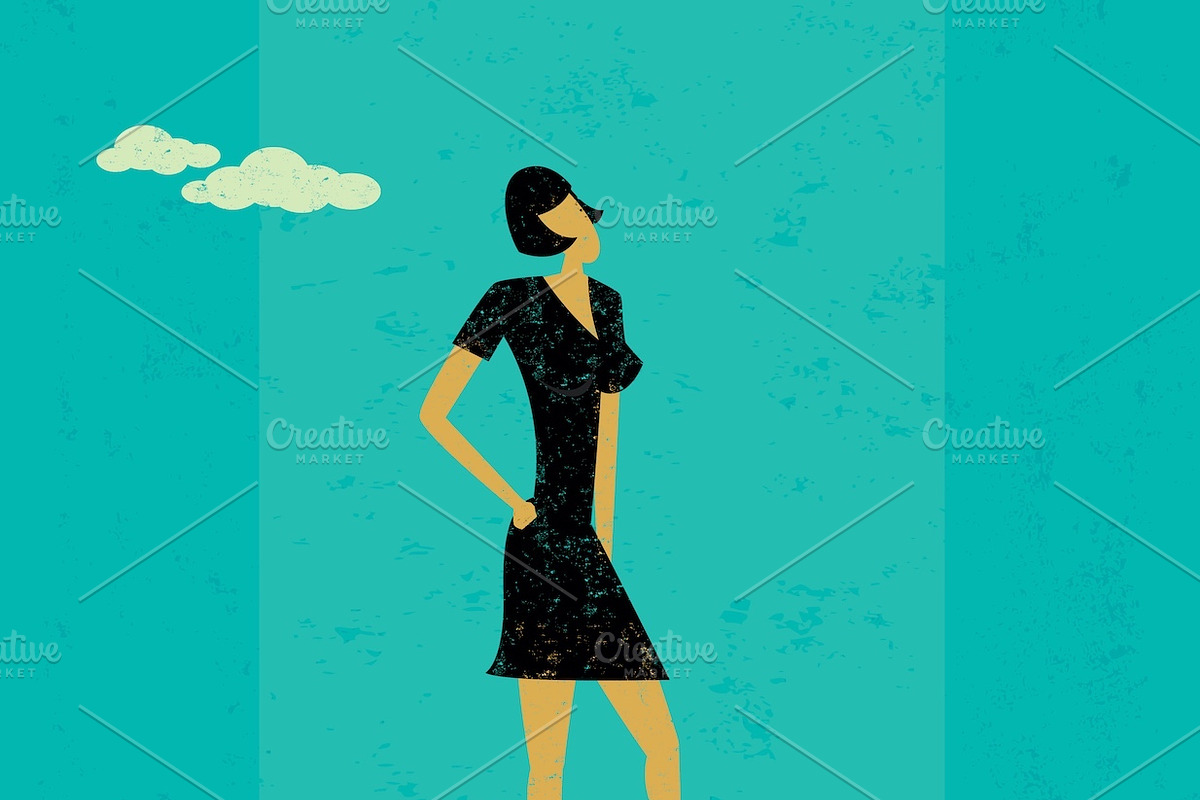 Business Concepts Bundle 04 Women, a Person Illustration by retrorocket (Photo 4 of 16)
