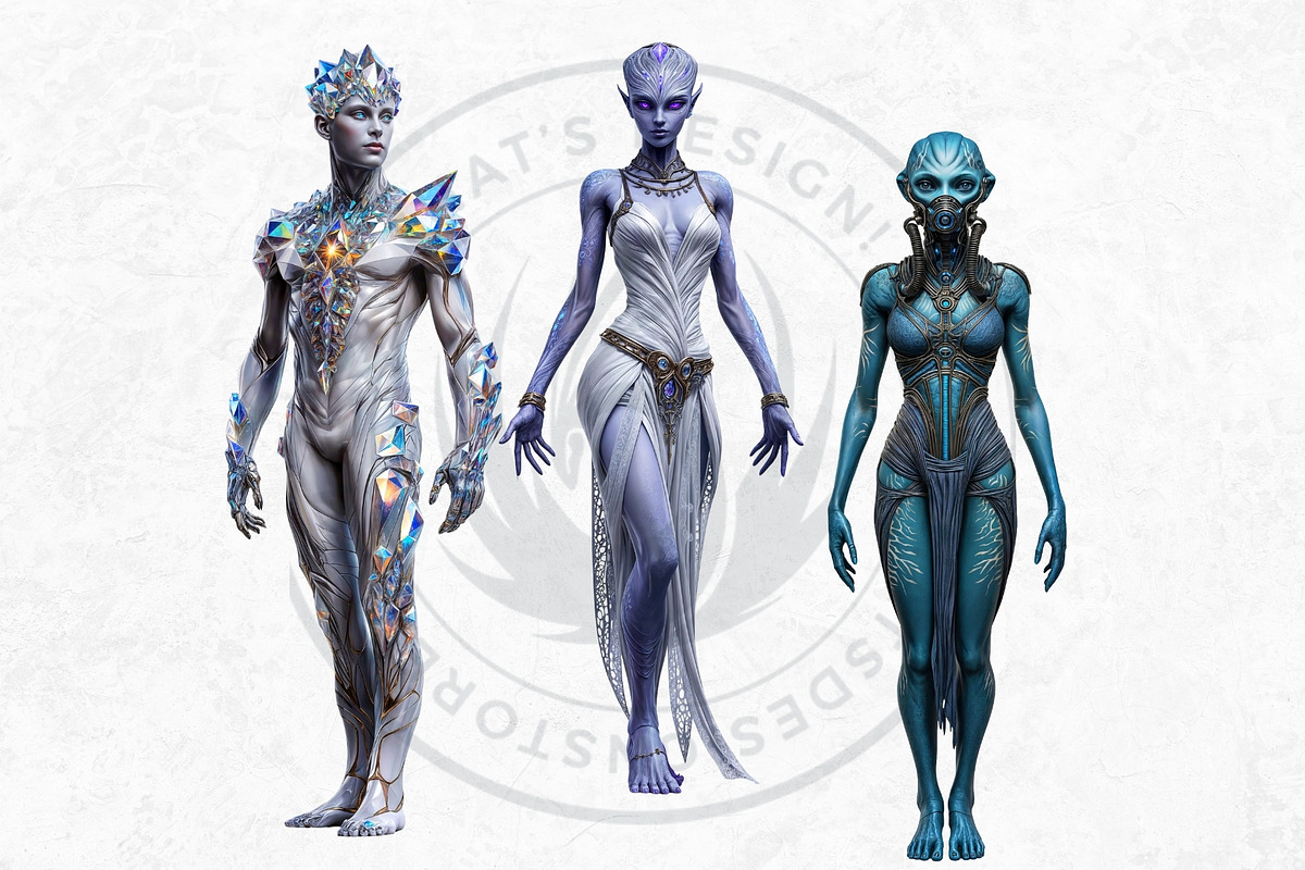 Galactic Vanguard Character Cliparts, a Person Illustration by ThatsDesignArt (Photo 6 of 15)