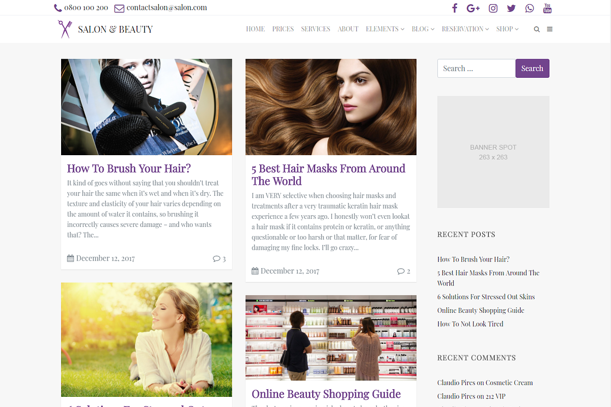 Salon - Beauty WordPress Theme, a WordPress Template by Visualmodo (Photo 15 of 18)
